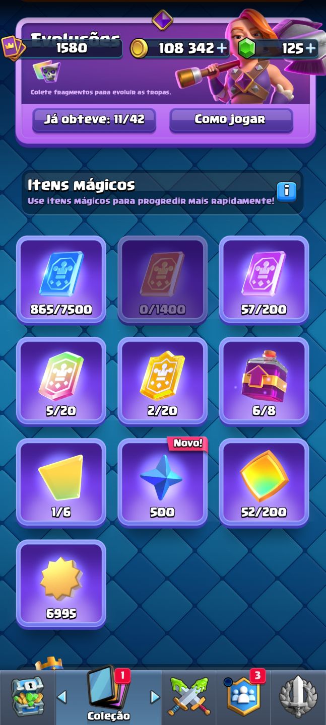 COMBO SUPERCELL DE ELITE BRAWL STARS (110K) + CLASH ROYALE (6ANOS)