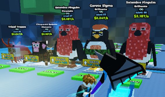 24/07 Jogue Martelos para Brainrot ... //. Brainrots de 2T a 20T/s
