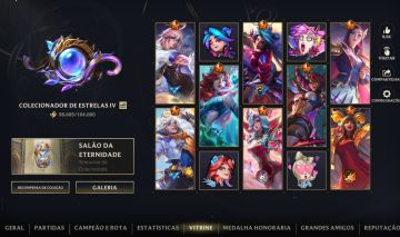 Conta Wild Rift 559 Skins 98.605 Pontos de coleção
