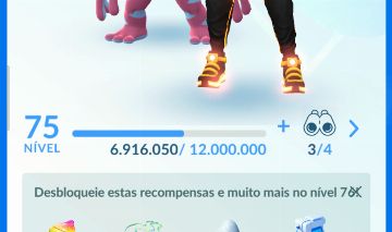Pokémon Go nível 75
