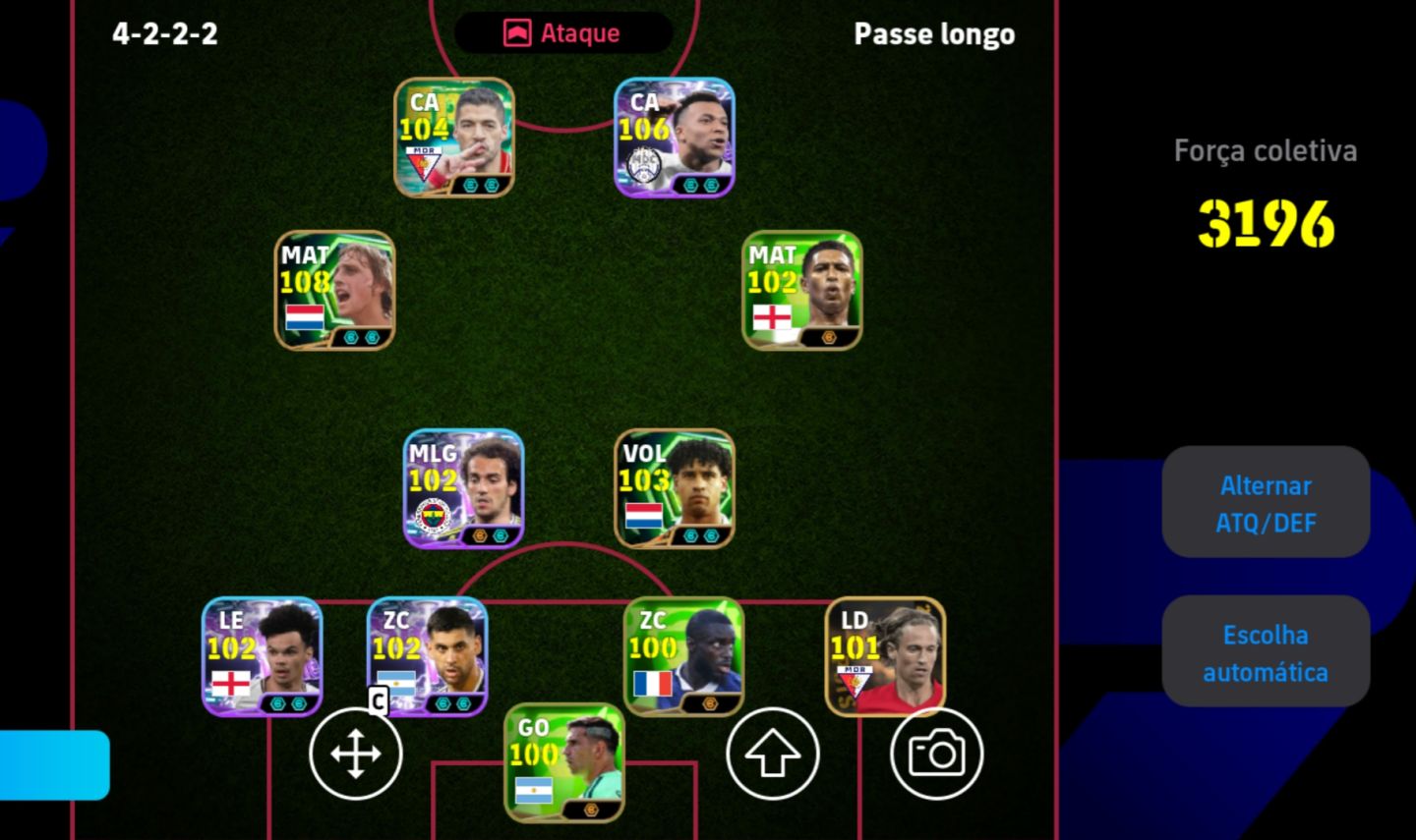Conta de efootball braba do Cruyff e Mbappe e muito mais!