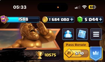 Conta clash royale 10,500 troféus 5k gemas e várias evoluções