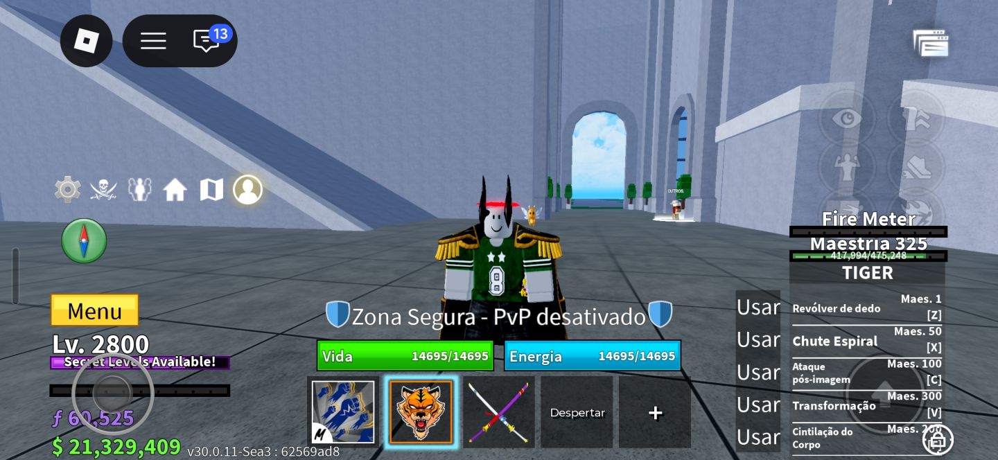 Conta Blox fruits 5 raça v4 full