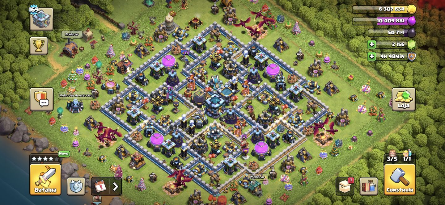 CONTA CLASH OF CLANS CV13