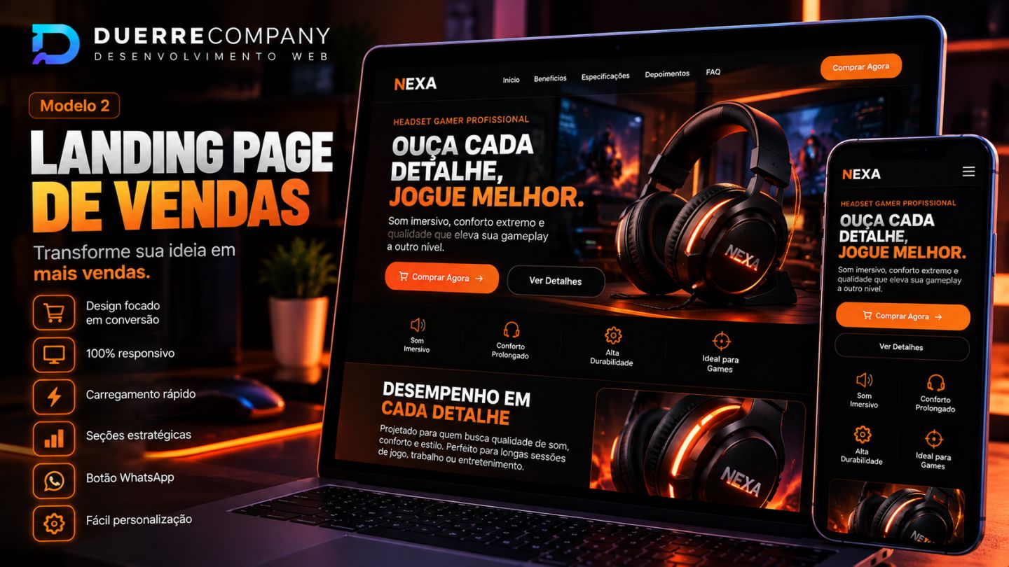 Criação de Sites Profissionais Landing Pages, Lojas Virtuais e Sistemas