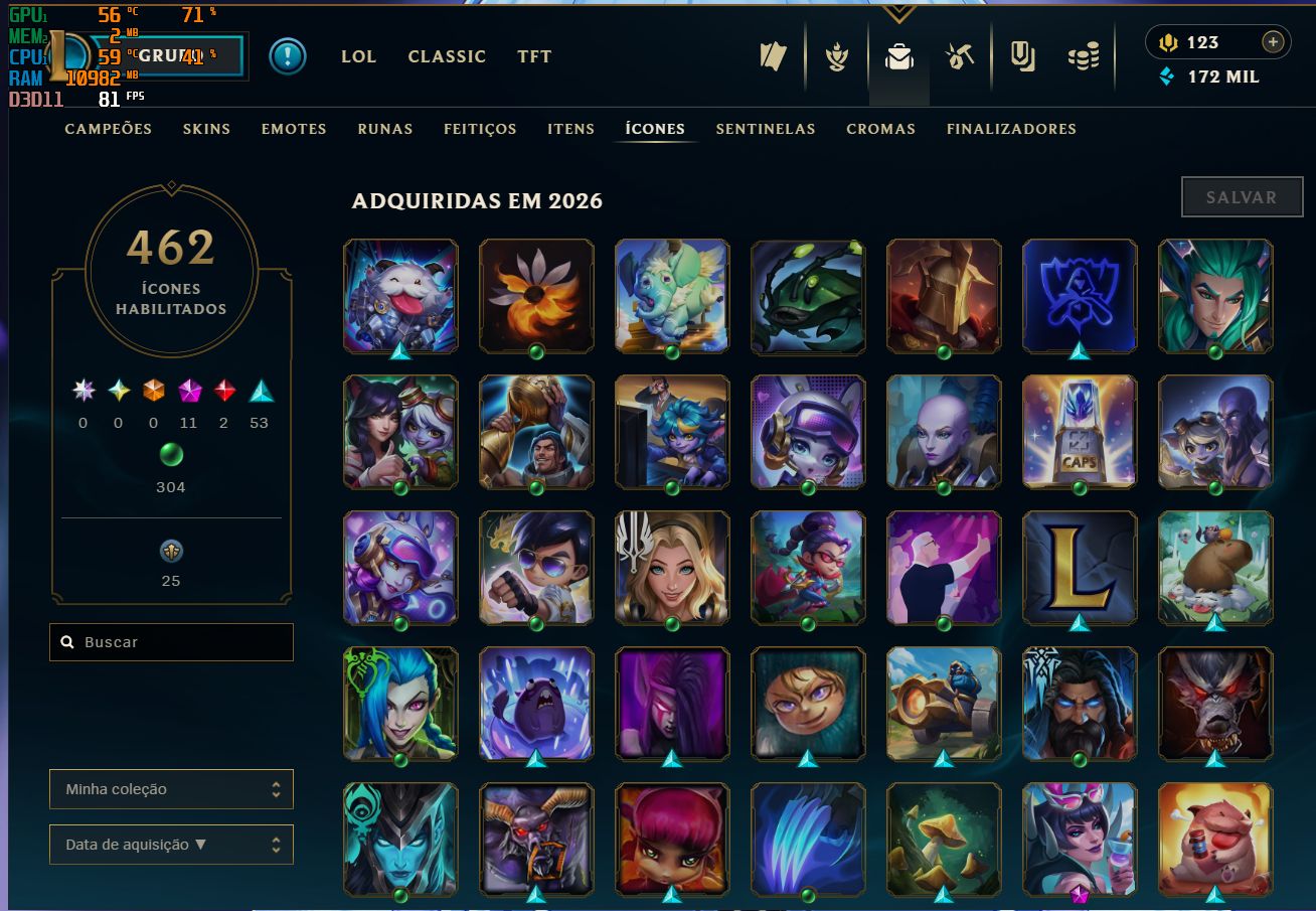 Conta lol Top 1 zaahen esmeralda 2