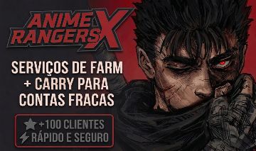 [UPDT 7.0] FARM META + SERVIÇOS | ANIME RANGERS X