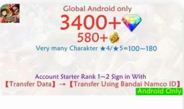 Contas One Piece Bounty Rush - Global Android - Selecione seu item