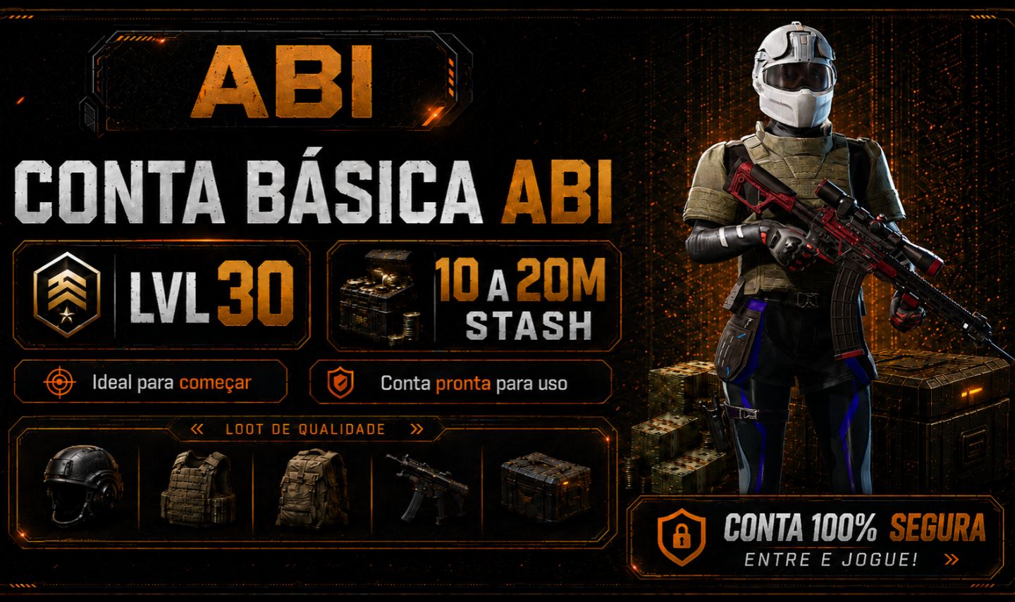 CONTA ARENA BREAKOUT PC - ENV RAPIDO | LVL 30 | LVL 21 | LVL 12 | ABI | BASICA