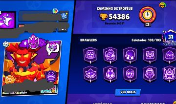 Conta de brawl top 55k fama saturiana 3 quase full evento star 40k ponto