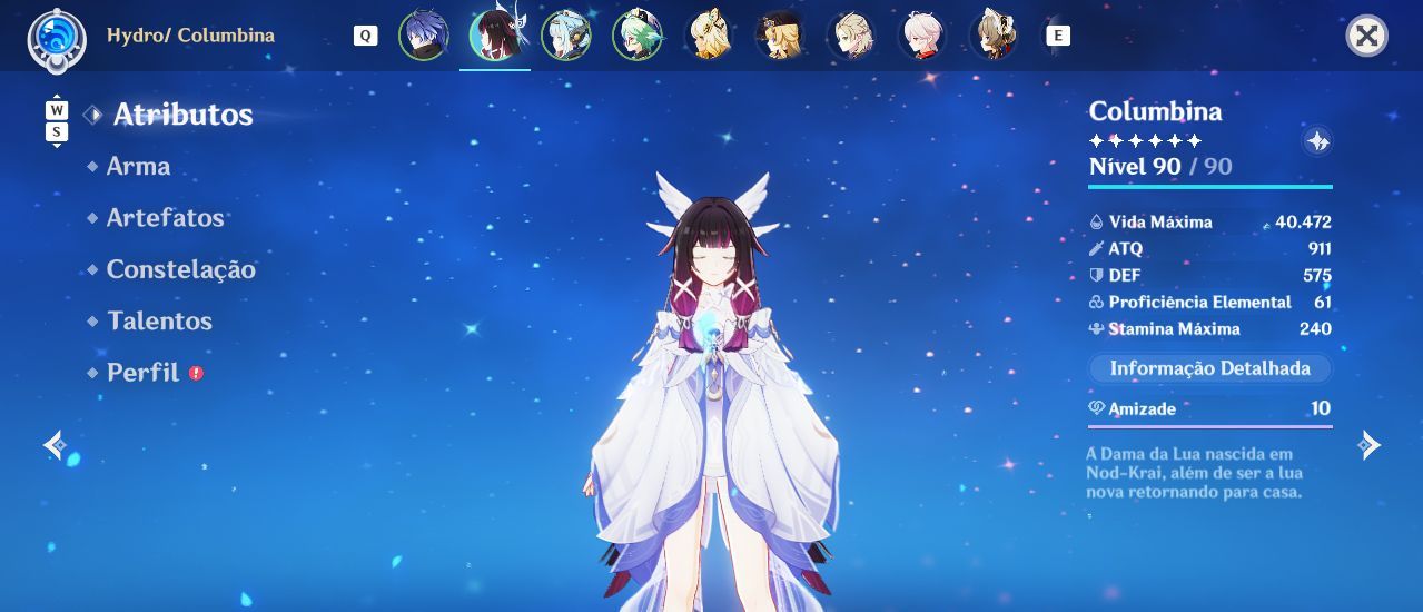 1 x Conta AR60 Genshin e Honkai com muitos personagens