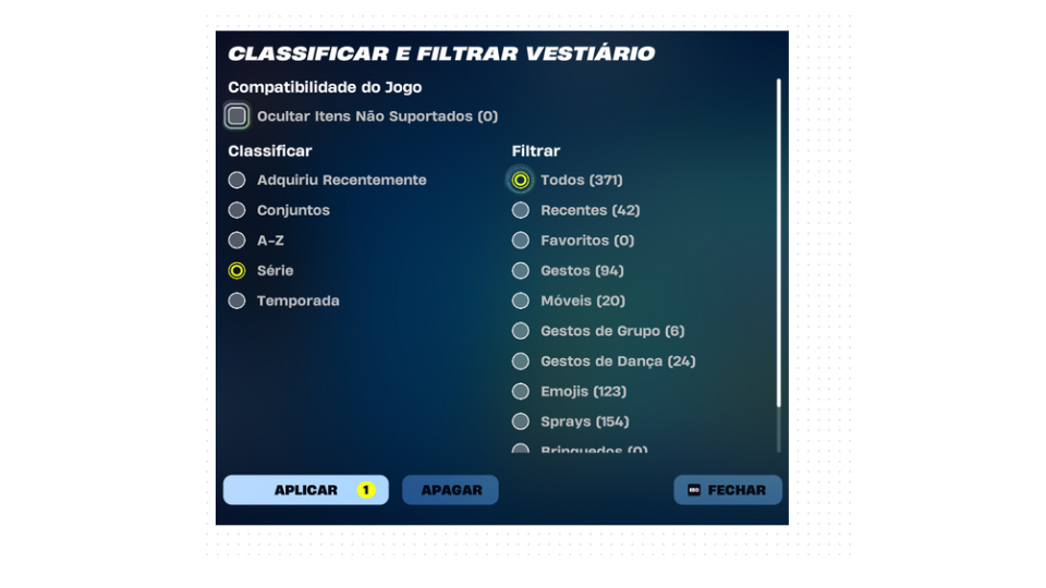 Conta Fortnite com 145 skins, 147 picaretas, 112 gliders, machado do kratos e +.