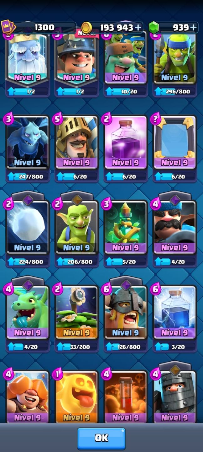 Clash Royale [CONTA] 10k troféus+ todas cartas