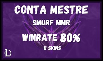 Conta MESTRE 80% WINRATE