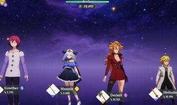 Conta nanatsu origin: Gowther, Derieri, Meliodas, entre outros
