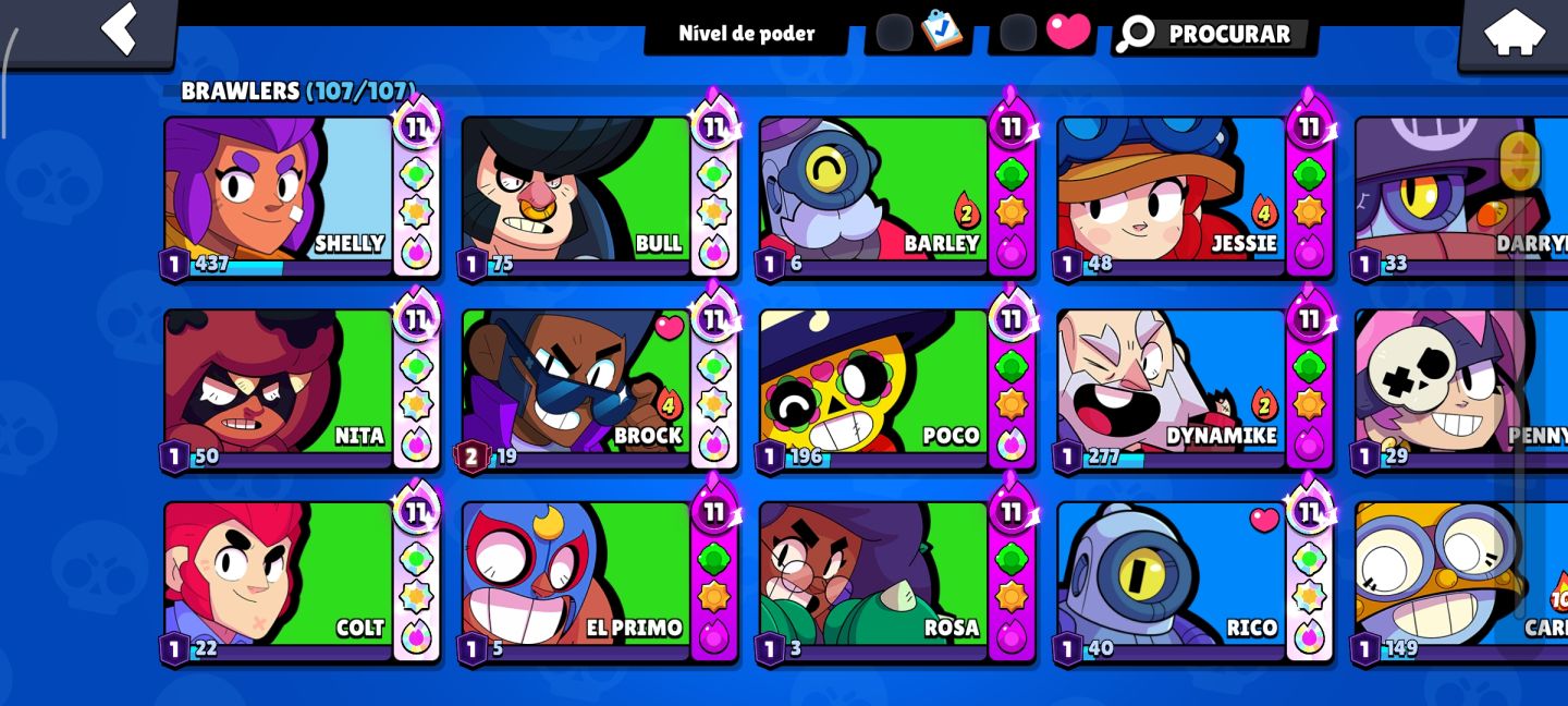 CONTA FULL 11 DE BRAWL STARS DE 2018 (FAMA METEÓRICA III)