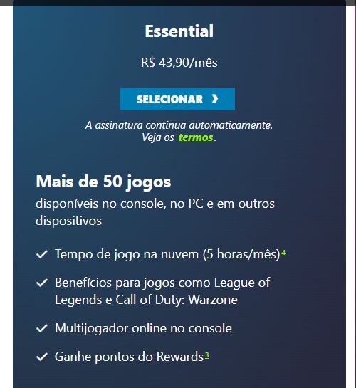 XBOX GAMEPASS Essential CONTA PRIVADA (CONSOLE, PC, XCLOUD)+(ENTREGA AUTOMATICA)