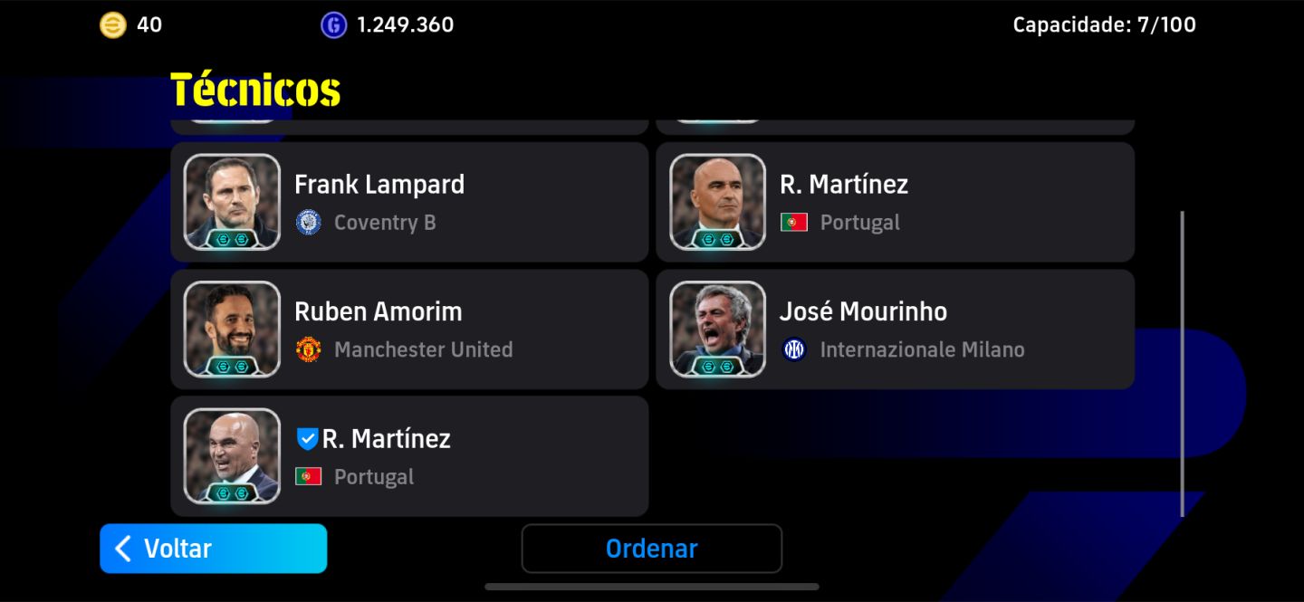 CONTA DE EFOOTBALL COM CR7 108 BALE 107 NEYMAR 106