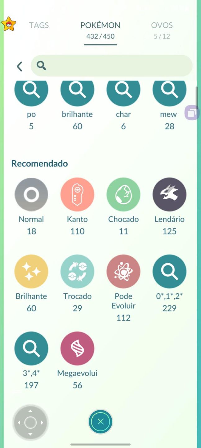 Conta de Pokemon Go lv55 com mais de 125 shines e diversos lendarios