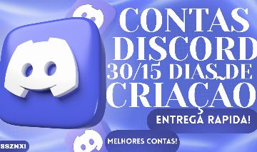 (PROMO SÓ HOJE!) CONTA NOVA DISCORD 15/30 DIAS | SEM USO | IDEAL PARA NITRO