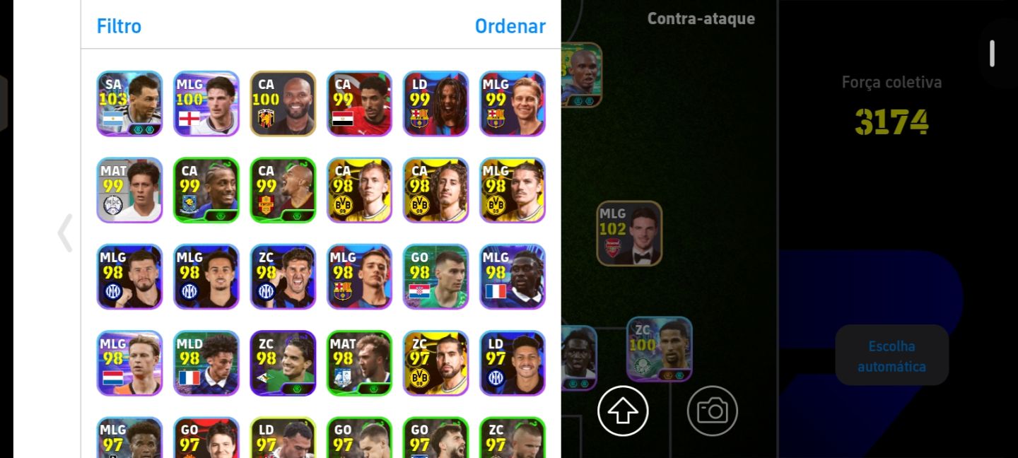 CONTA EFOOTBALL FULL 3175+ COM PUYOL ÉPICO 107,SUAREZ 104,CASSILAS 105,MOURINHO.