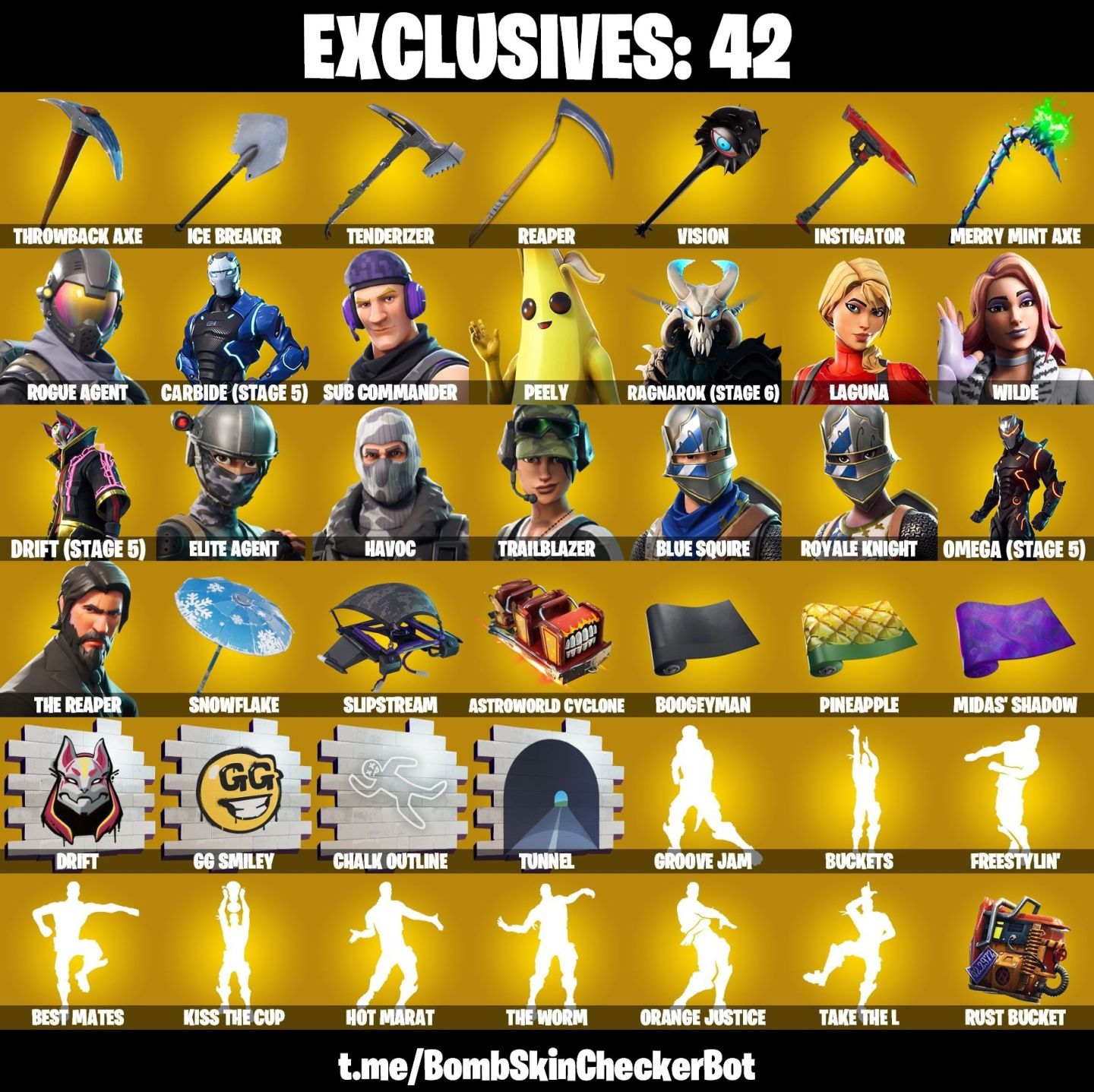 CONTA FORTNITE COM CEIFADOR S3, CAVALEIROS S2INC, OMEGA5, MINTY & 170 SKINS