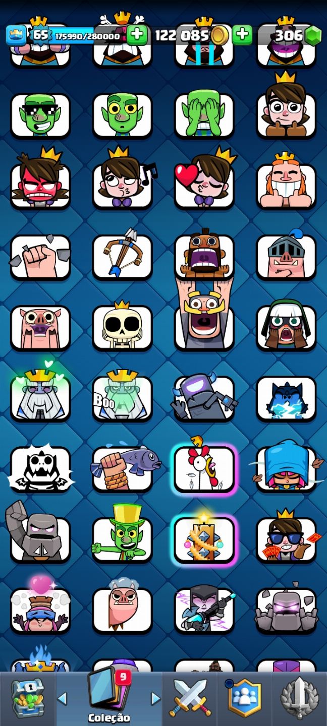 Conta de Clash royale, Brawlstars e Clash Of Clãs Muito Rara