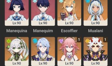GENSHIN | CONTA COM 55+ 5 ESTRELAS