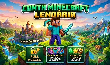 MINECRAFT JAVA+BEDROCK ORIGINAL(FULL ACESSO PERMANENTE)ENTREGA AUTOMATICA
