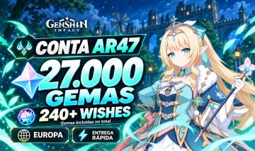 Genshin Impact AR47 | 27K+ Primogemas | 240+ Pulls | Europa | Not Rolled