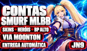 VÁRIAS CONTAS SMURF DE MOBILE LEGENDS | Skins +BP Alto +Full Acesso Via Mooton