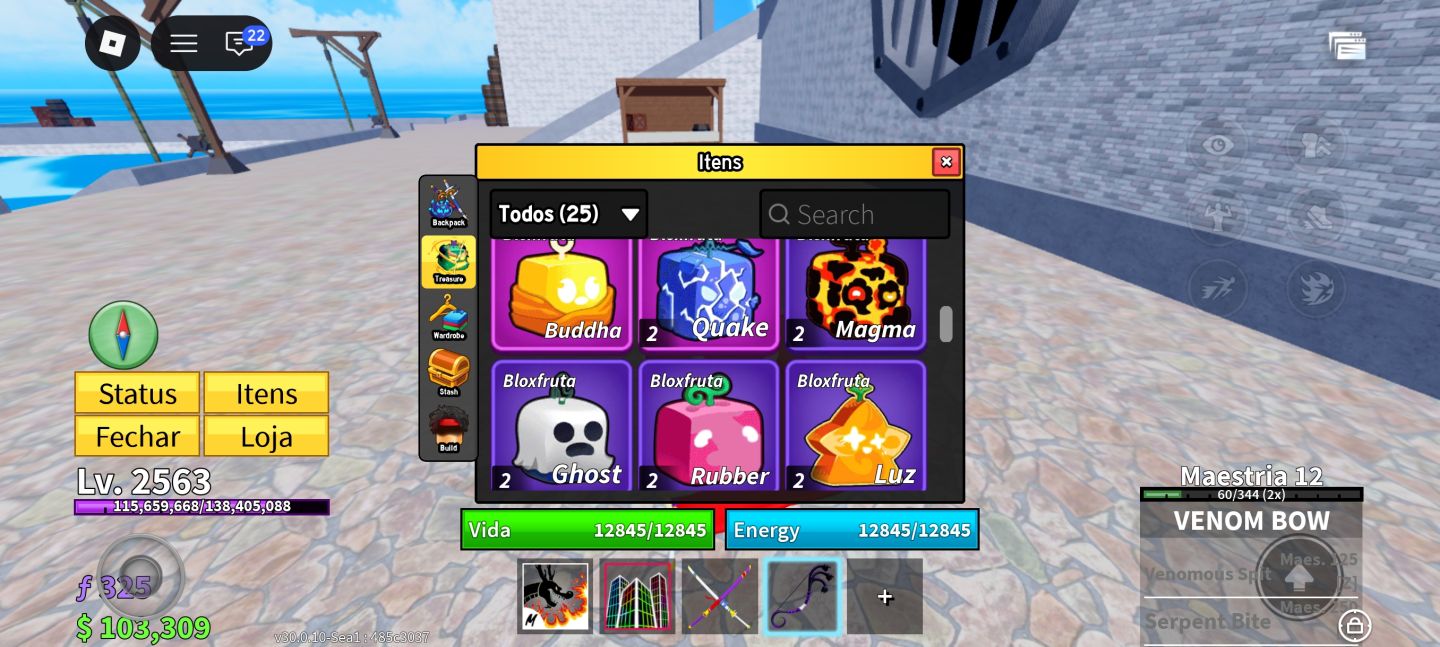 BLOX FRUITS LVL 2550+ | DARK BLADE + 3 PERMANENTES + 3 GAMEPASSES + CYBORG V3 |