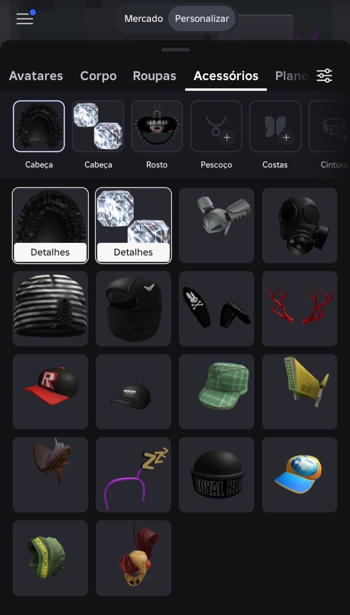 Conta roblox