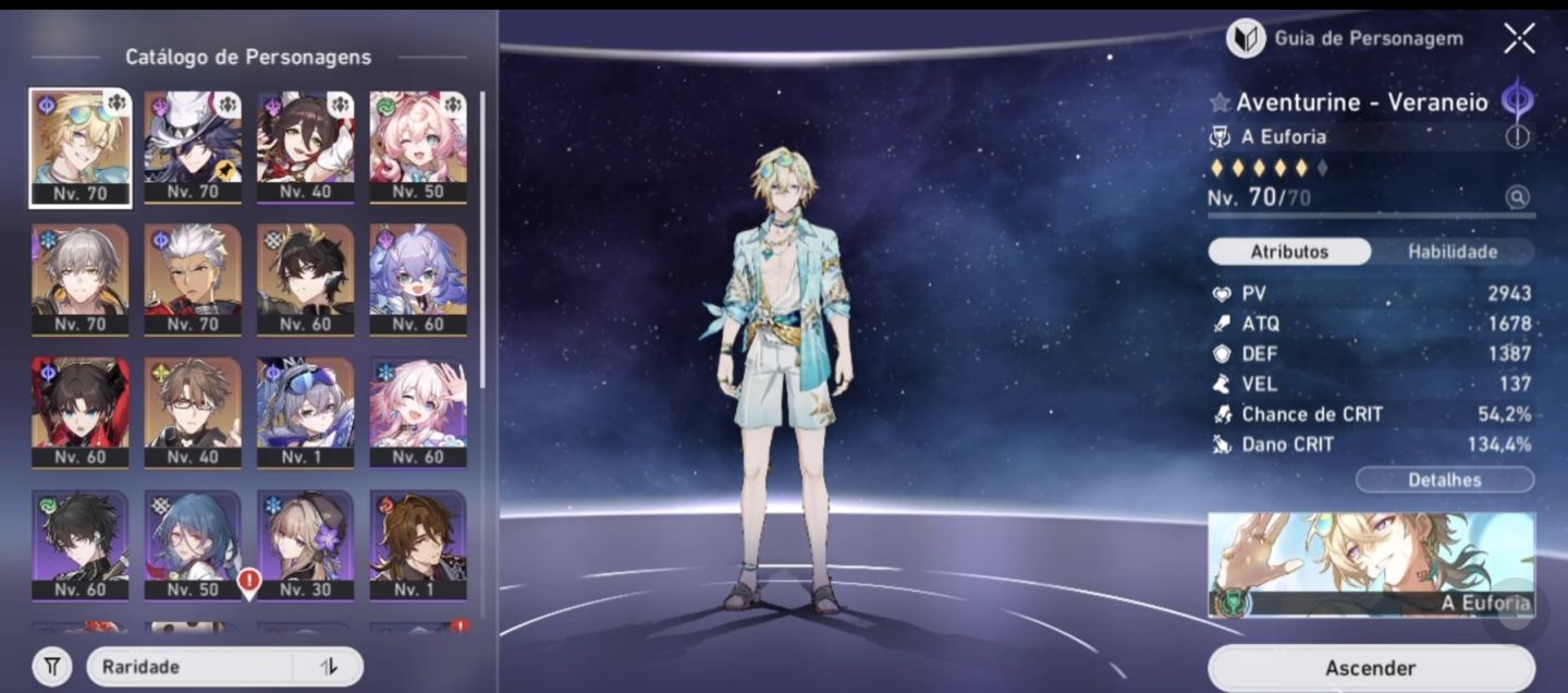 CONTA HSR COM AVENTURINE WAVEFLAIR!