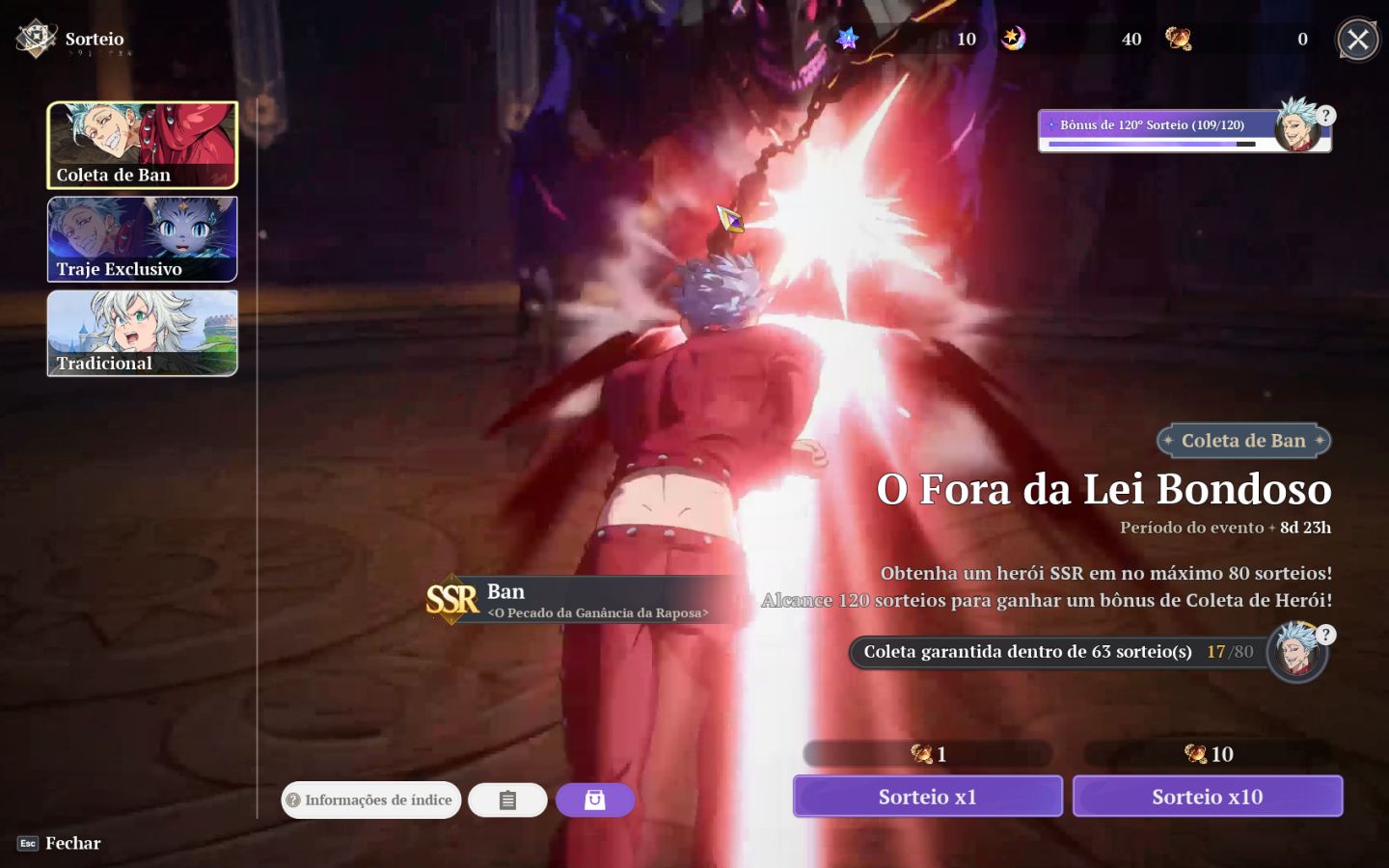 Conta top 7ds origin com merlin P8 e todos 5s