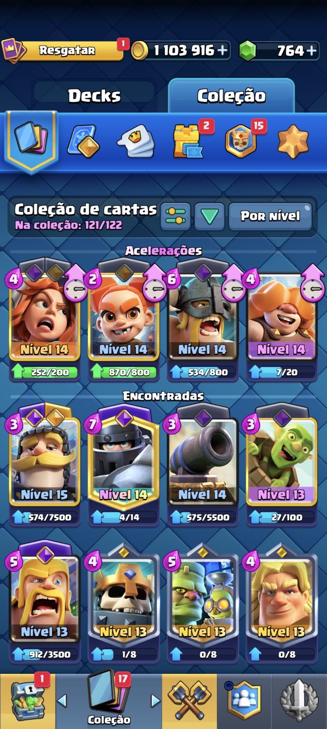 CONTA DE CLASH ROYALE JUNTO COM BRAWL STARS
