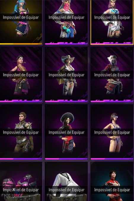 CONTA RELÍQUIA DE FREE FIRE DE 2017