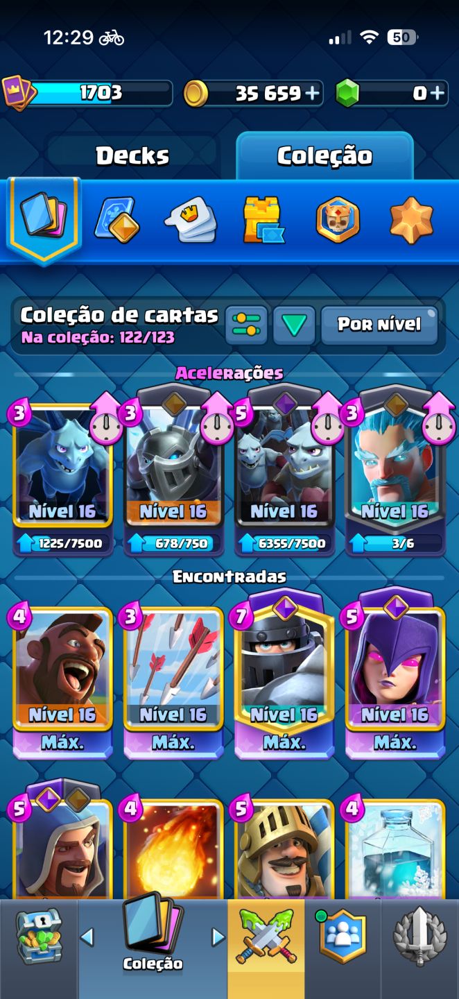 Conta 10 anos clash royale