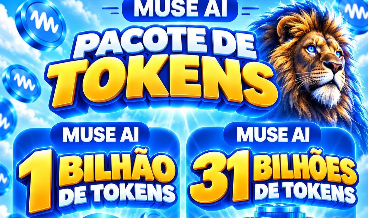 MUSE AI 1 BILHÃO ATÉ 31 BILHÕES DE TOKENS CONTA 100% PRIVADA