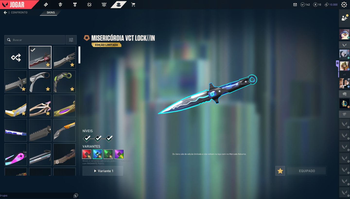 Conta valorant (LOTADA DE SKIN)!!!