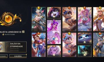 Conta wild rift mono suporte lv21