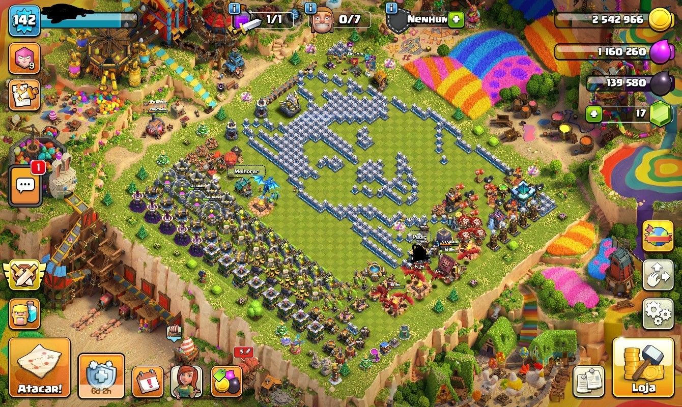 CV13 RECENTE | CV12 FULL | 6 SKINS + PAISAGEM | TH13 NEW / TH12 MAXED