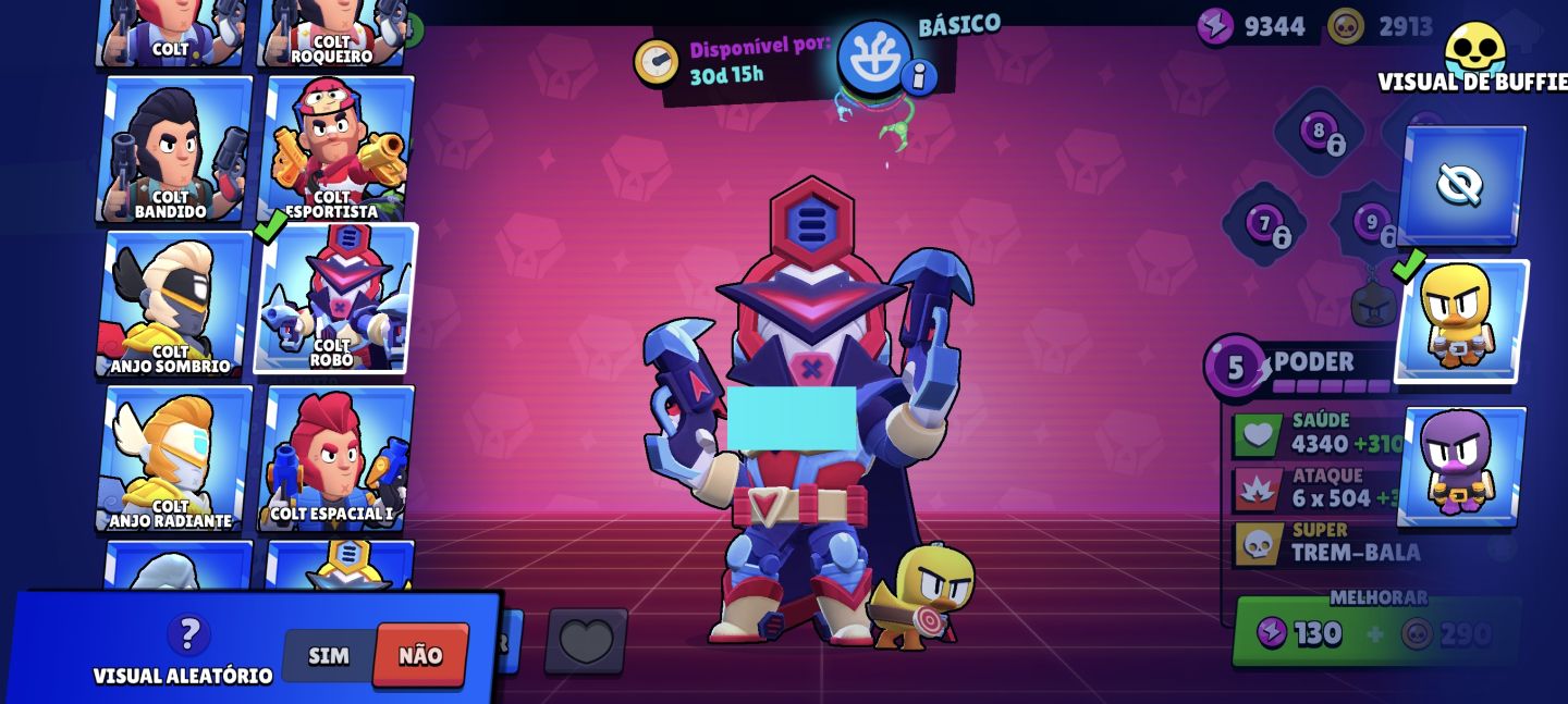 Conta Brawl Stars | 8.647 Troféus | 19 Brawlers | Várias Skins