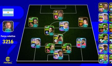 Conta efootball braba com Best 109 e Müller 106