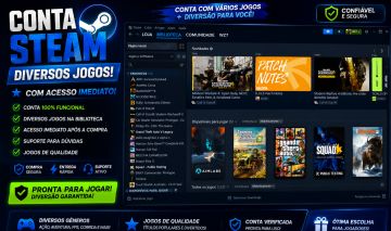 Conta Steam com Diversos Jogos
