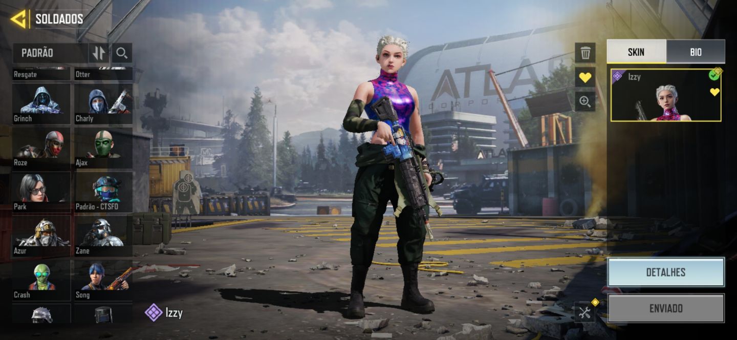 Mais barato conta codm com várias skin se personagem