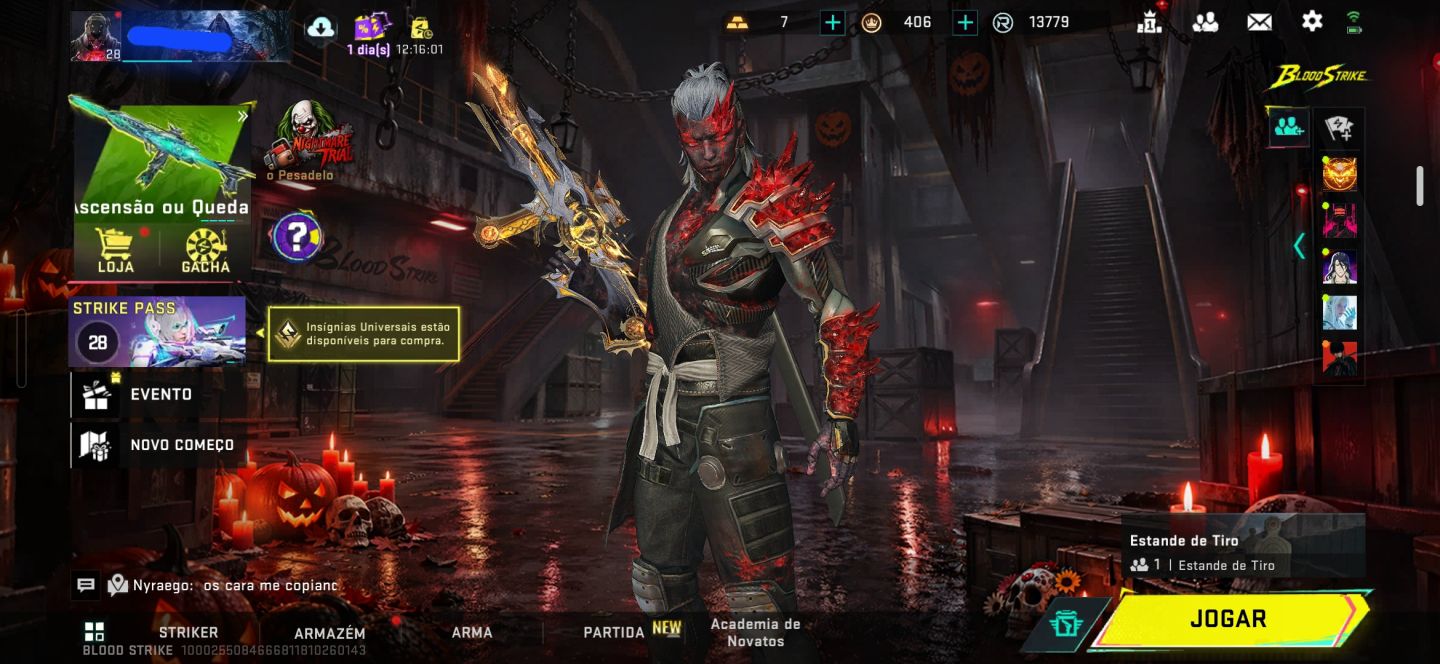 CONTA DE BLOOD STRIKE BARATA ATÉ DEMAIS