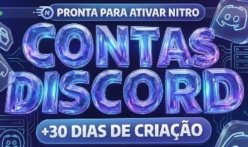Contas Discord Verificadas (E-mail + SMS) | Com Token e E-mail Original Incluso