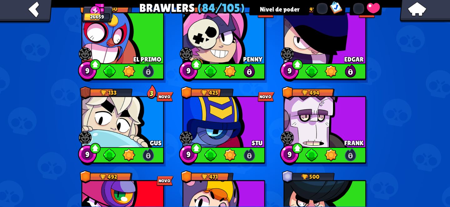 CONTA BRAWL STARS/ SKIN CORVO/ SKIN LEON/ENTRE OUTRAS. MUDANÇA DE TODOS OS DADOS