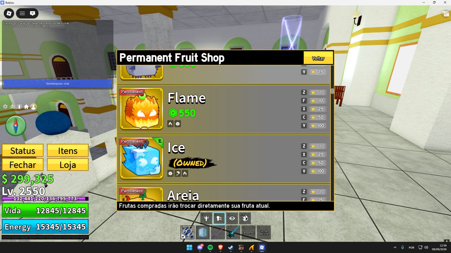 CONTA BLOX FRUIT ICE E SPIN PERMANENTE